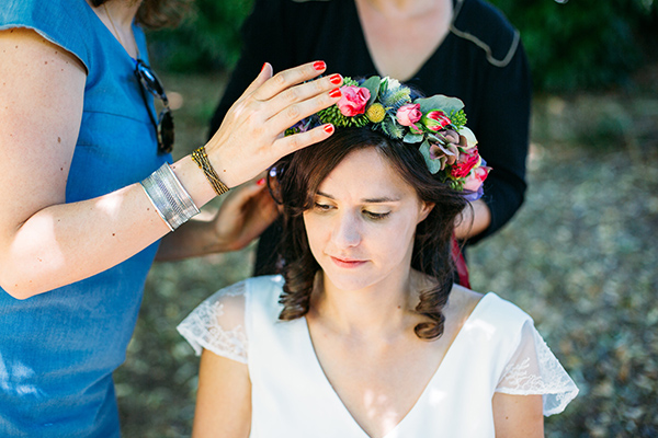 la fille aux fleurs - mariage