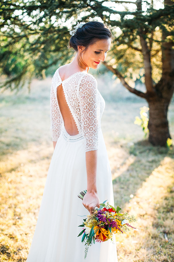 la fille aux fleurs - mariage